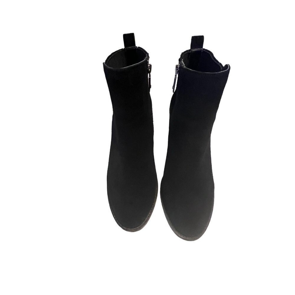 Blondo Sabina Black Suede Leather Waterproof Ankle‎ Booties Boots Size 10 Women - Picture 3 of 12
